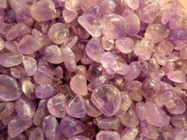 Amethyst Trommelstein, Sambia